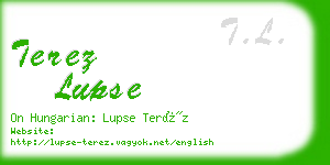 terez lupse business card